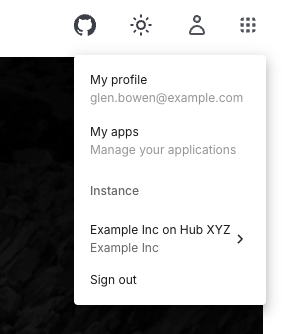 My Apps Menu